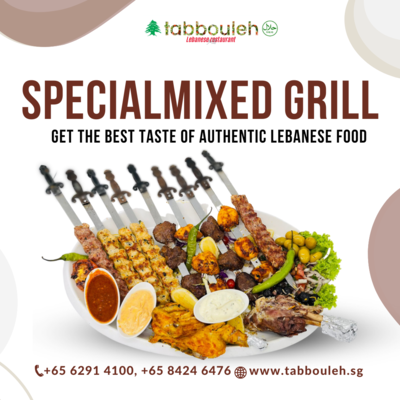 Delight Your Palate with the Best Lebanese Mix Grill in Singapore at Tabbouleh Lebanese Restaurant