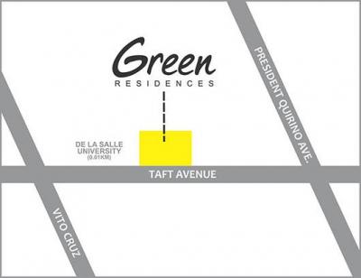 Malate Green Residences Studio unit for sale beside DLSU Taft - Manila Apartments, Condos
