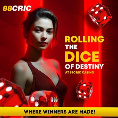 Rolling the dice of destiny at 88Cric Casino - where winners are made!