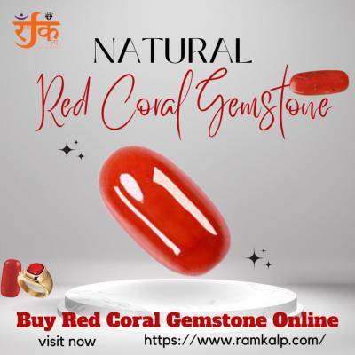 Check Red Coral Gemstone Price Online | Ramkalp - Gurgaon Jewellery