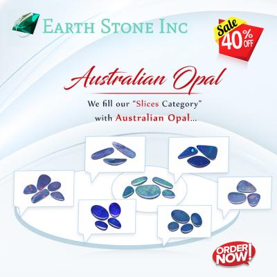 Australian Opal Gemstone Slices for Jewelry | My Earth Stone - Jaipur Jewellery