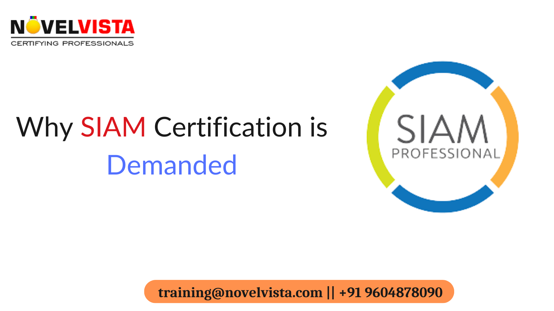 Why SIAM Certification is Demanded - Pune Professional Services
