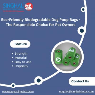 Eco-Friendly Biodegradable Dog Poop Bags - The Responsible Choice for Pet Owners