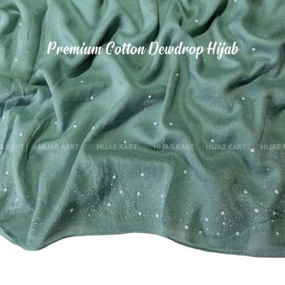 Premium Cotton Dewdrop Hijab - Hijab Kart