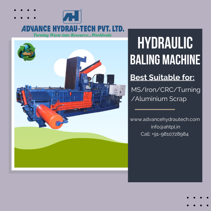 Hydraulic Baling Machine for Metal Scrap Compacting - Delhi Other