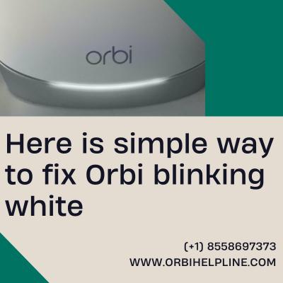 Here is simple way to fix Orbi blinking white - Houston Other