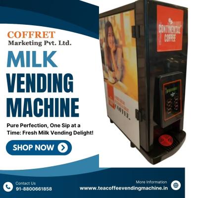 Fresh milk vending machine in Greater Noida - Delhi Electronics