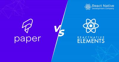 What is the difference between react-native paper and react-native elements?