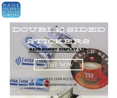 The Masters of Double Sided Stickers - Bade Newby Display Ltd