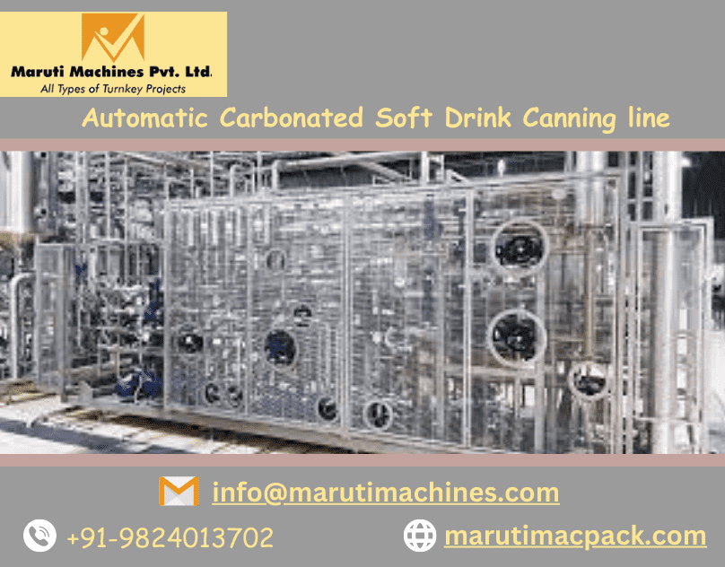 Achieving Peak Efficiency: Maruti Macpack's Automated Carbonated Soft Drink Canning System