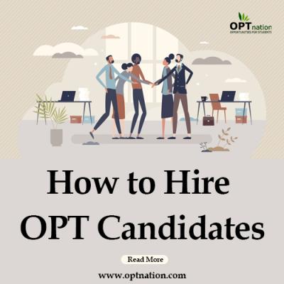 How to Hire OPT Candidates - OPTnation - Gurgaon Professional Services