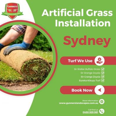 Transform Your Yard with Expert Artificial Grass Installation Sydney | Gunners Landscapes