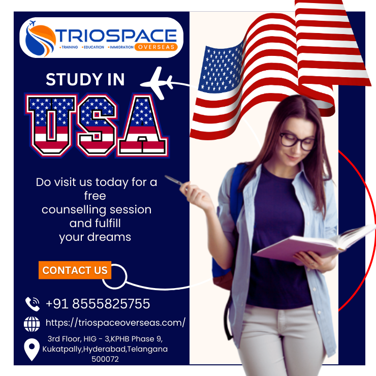 Study in USA | USA Education Consultants in Hyderabad - TrioSpace Overseas - Hyderabad Other