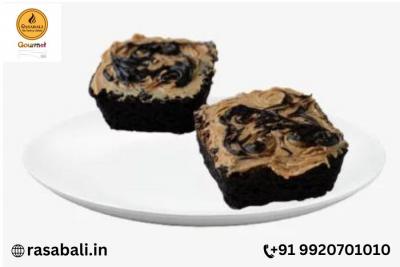 Fudgy Peanut Butter Swirl Brownie Online - Rasabali Gourmet - Mumbai Other
