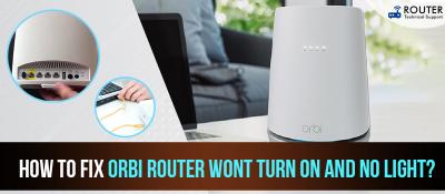 Orbi Router Wont Turn On and No Light - New York Computer