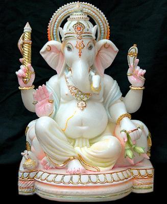 Exquisite Ganesh Marble Moorti Manufacturer in Jaipur