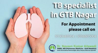 Best TB Specialist Doctor in GTB Nagar, Shalimar Bagh, Azadpur, Rohini