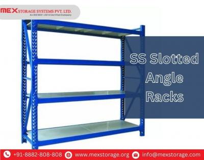 Optimize Warehouse Storage Excellence with Our Quality SS Slotted Angle Racks!