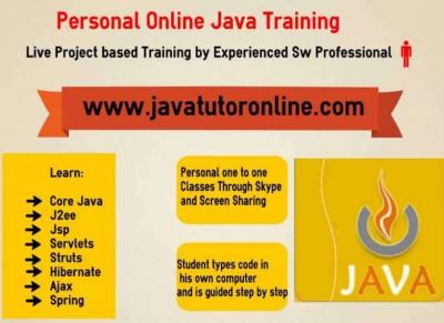 Online Java Tutor - Private Training by 15 Yrs Exp Sw Professional-Live Project - New York Tutoring, Lessons