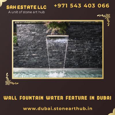 Wall Fountain Water Feature in Dubai - WhatsApp +971 543403066