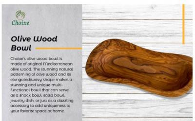 Revamp your dining zone with the exquisite handmade Olive wood bowl     - Other Home & Garden