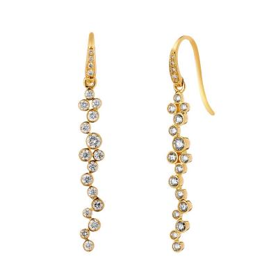 Buy 18K Yellow Gold Fancy Diamond Earrings