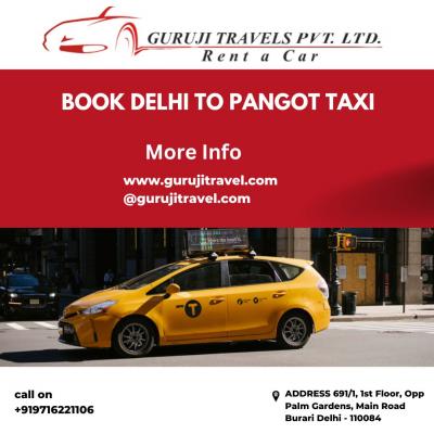 Book  Delhi to Pangot taxi