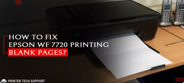 Epson WF 7720 Printing Blank Pages - New York Other