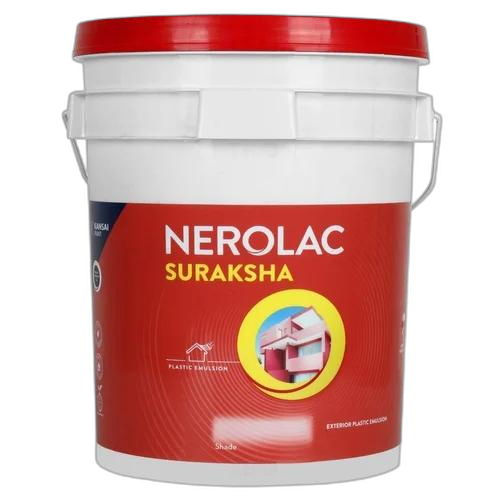 Nerolac Suraksha Exterior Plastic Emulsion White 20 Ltr By Hippo Stores - Delhi Home Appliances