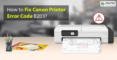 Canon Printer Error Code B203 - New York Computer