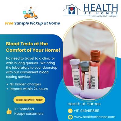 Blood Test Home Collection in Hyderabad - Hyderabad Health, Personal Trainer