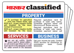 Online Booking for Property Ads: Advertise Your Real Estate with BhakarAd - Bhopal Other