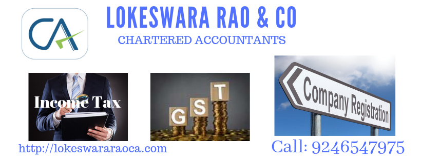 chartered accountants in Hyd- Lokeswara Rao
