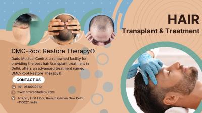DMC-Root Restore Therapy®: Most Advanced Hair Transplant Treatment in Delhi - Delhi Health, Personal Trainer