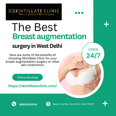 Breast augmentation surgery in West Delhi | Skintillate Clinic