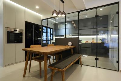 Scandinavian Interior Elegance for HDB Flats by Monoloft - Singapore Region Interior Designing
