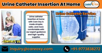 Home Attendant And Nursing Staff Services For Urine Catheter Insertion At Home.