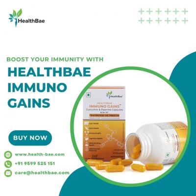 HealthBae Immuno Gains: Boost your Immunity with Our Immunity Booster Tablets! - Gurgaon Health, Personal Trainer