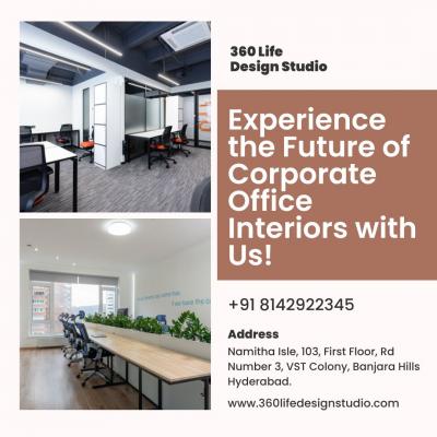 Elevate Your Workspace with 360 Life Design Studio! - Hyderabad Interior Designing