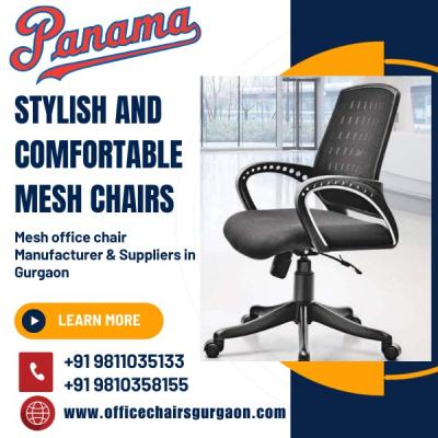 Mesh Chairs in Gurgaon: Choose Comfortable Office Seating From Panama Chairs - Gurgaon Furniture