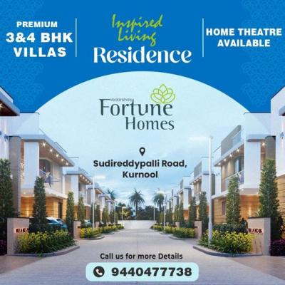 3BHK and 4BHK Duplex Villas with Home Theater in Kurnool - Hyderabad Other