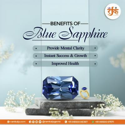 Elevate your style with Blue Sapphire Gemstone | check Price Online