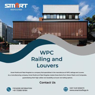 WPC Railings and Louvers Manufacturer in Chennai – Smart Roofs and Fabs - Chennai Other