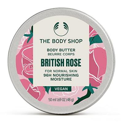 Get Radiant Skin with The Body Shop British Rose Instant Glow Body Butter!