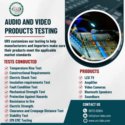 Accurate Audio Video Testing Services is Ahmedabad - Ahmedabad Other