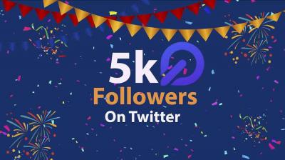 Complete 5K Twitter Followers in 24 Hours for free!!
