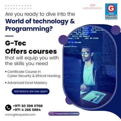 GTEC - Your Path to Excel, Digital Imaging, and Computer Operations Excellence in Dubai - Dubai Tutoring, Lessons