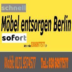 Möbel Müll Sperrmüll entsorgen SPONTAN  - Berlin Professional Services