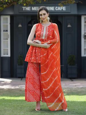 Buy Stylish Kurta Sharara Dupatta Set Online  - Jaipur Clothing