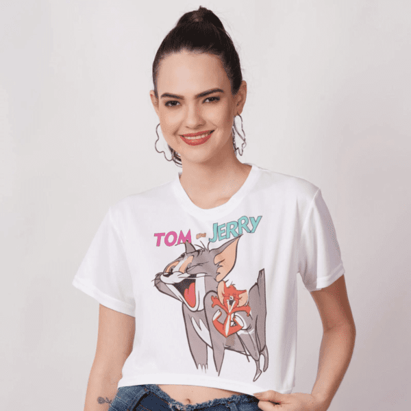 Buy Cartoon Graphic White T-shirt